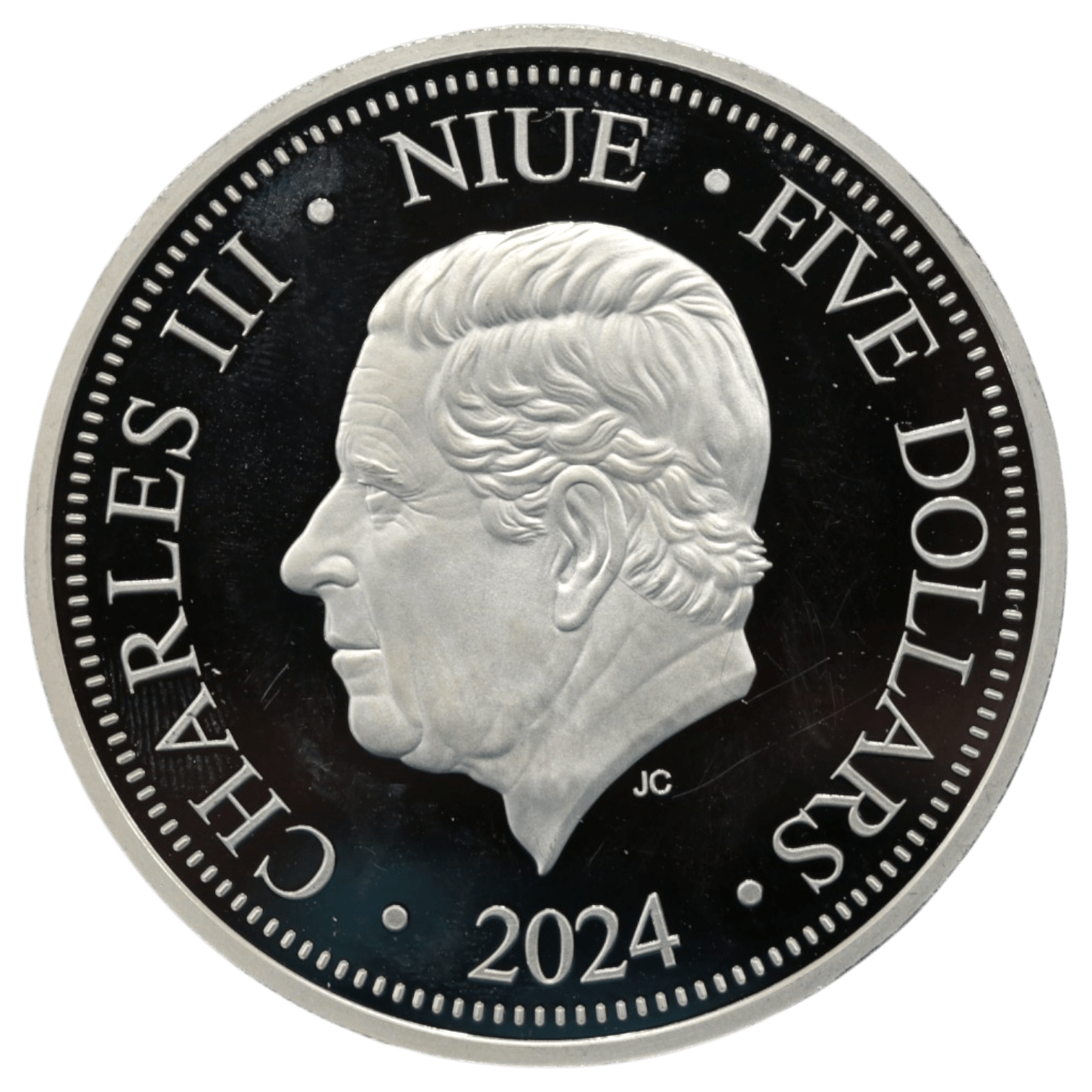 トケラウ 5ドル銀貨 2024年 プロヴィデンスの眼 チャールズ3世 - NJ BUYER'S MARKETPLACE