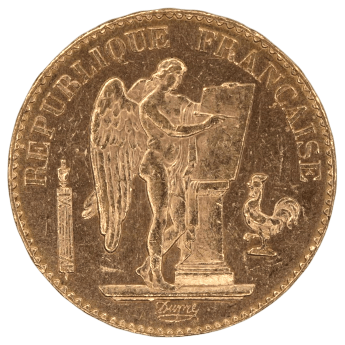 フランス 20フラン金貨 1898年 パリ鋳 法の天使 - NJ BUYER'S MARKETPLACE