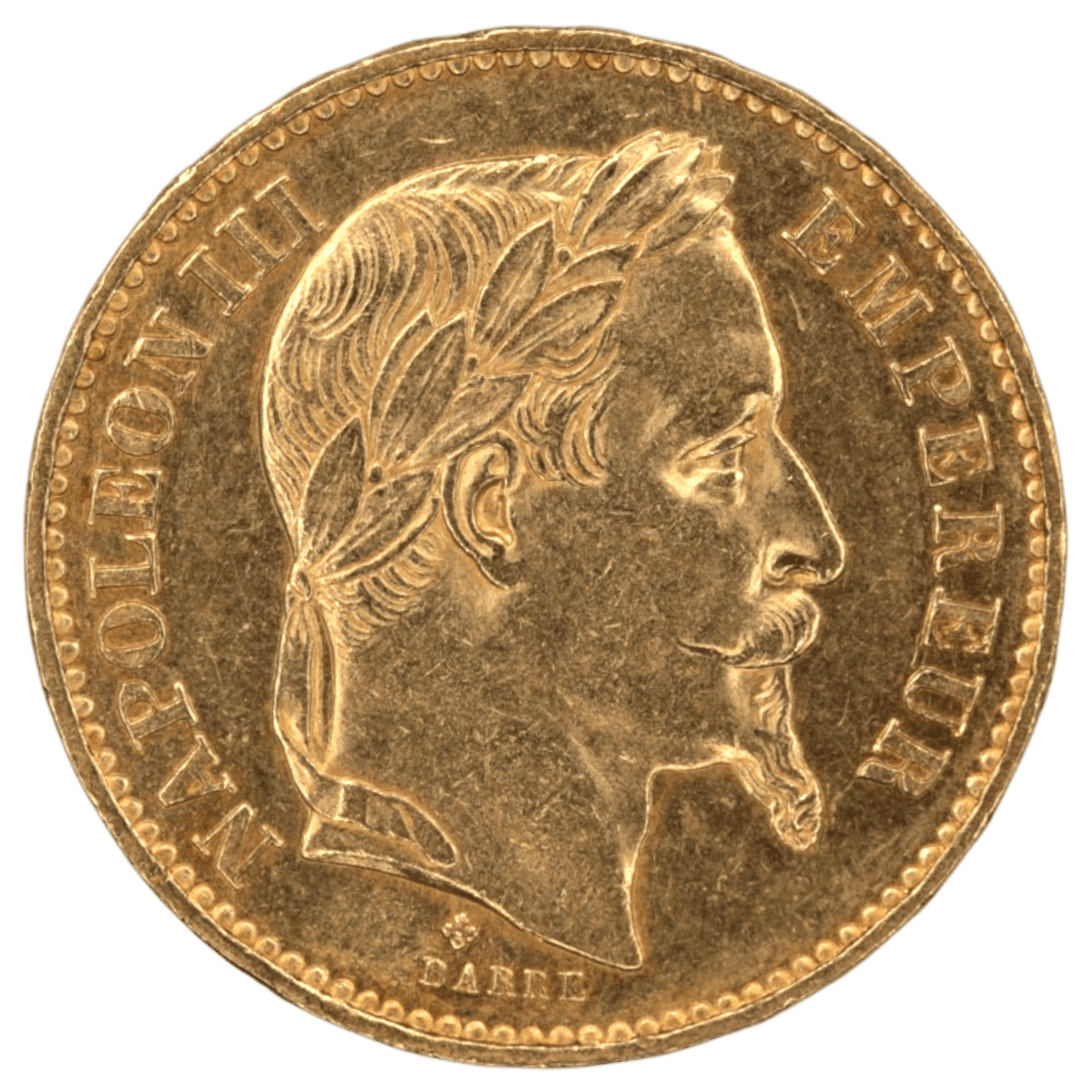 フランス 20フラン金貨 1870年 ストラスブール鋳 ナポレオン3世 有冠 - NJ BUYER'S MARKETPLACE