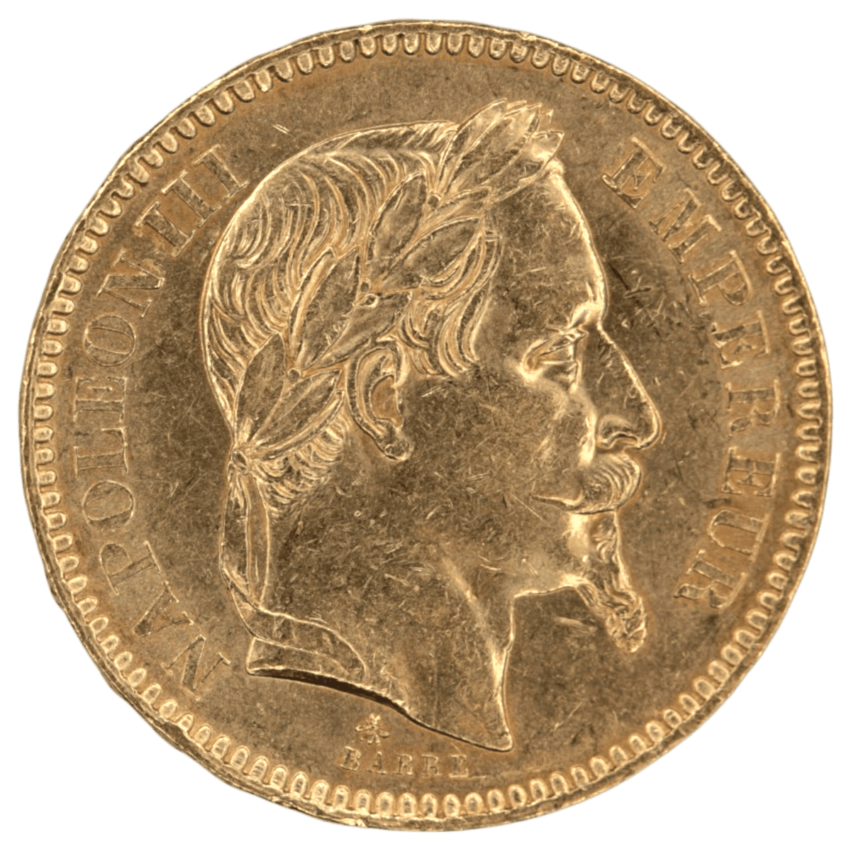 フランス 20フラン金貨 1864年 パリ鋳 ナポレオン3世 有冠 - NJ BUYER'S MARKETPLACE