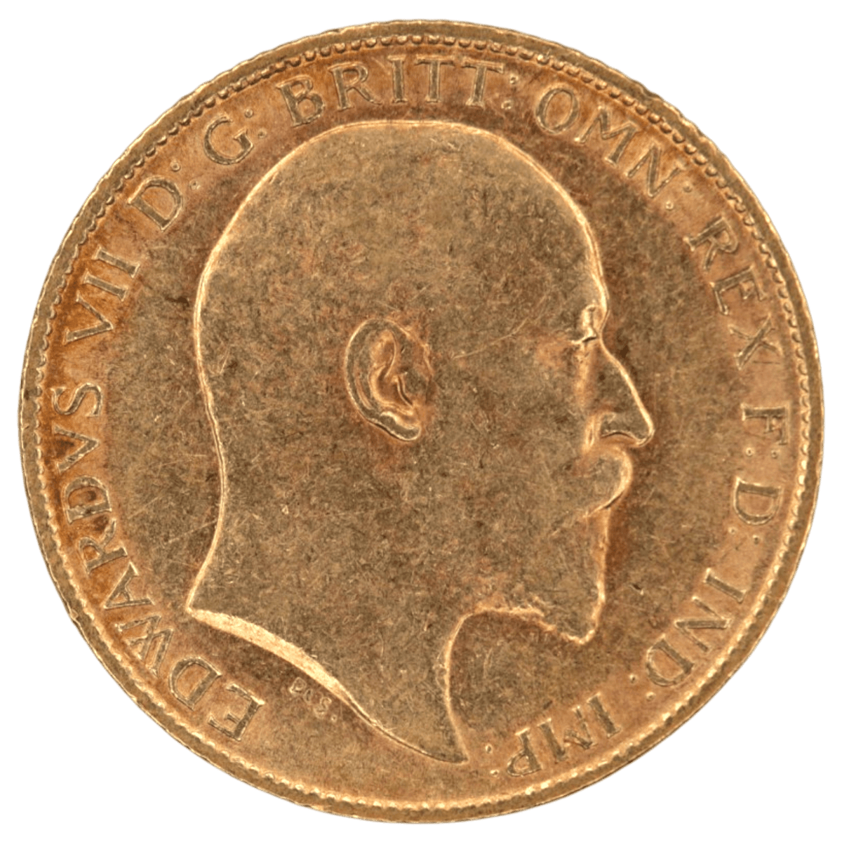 イギリス ソヴリン金貨 1905年 ロンドン鋳 エドワード7世 聖ジョージの竜退治 - NJ BUYER'S MARKETPLACE