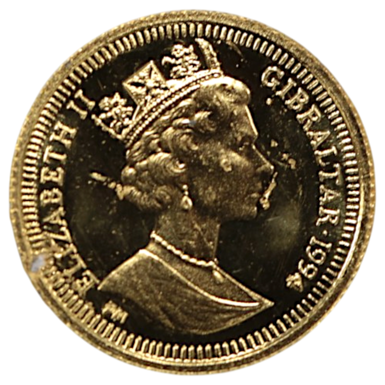 ジブラルタル 1/25クラウン金貨 1994年 ポブジョイ鋳 ピーターラビットと母と妹たち