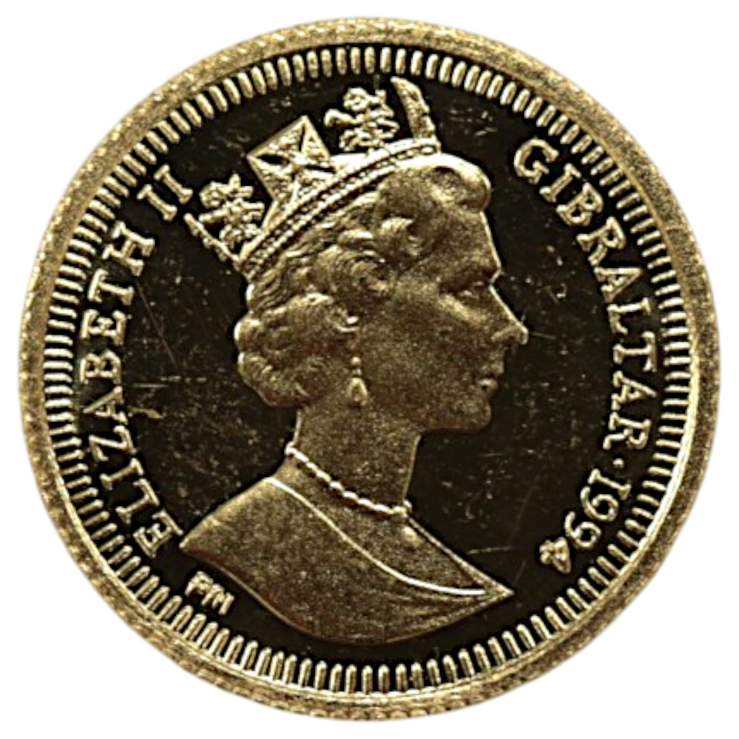 ジブラルタル 1/25クラウン金貨 1994年 ポブジョイ鋳 ピーターラビットと母と妹たち