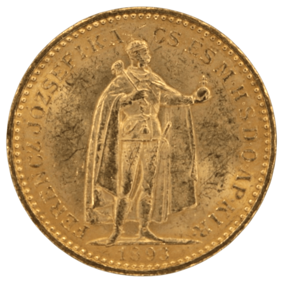 ハンガリー 20コロナ金貨 1893年 クロムニツァ鋳 フランツ・ヨーゼフ1世 - NJ BUYER'S MARKETPLACE