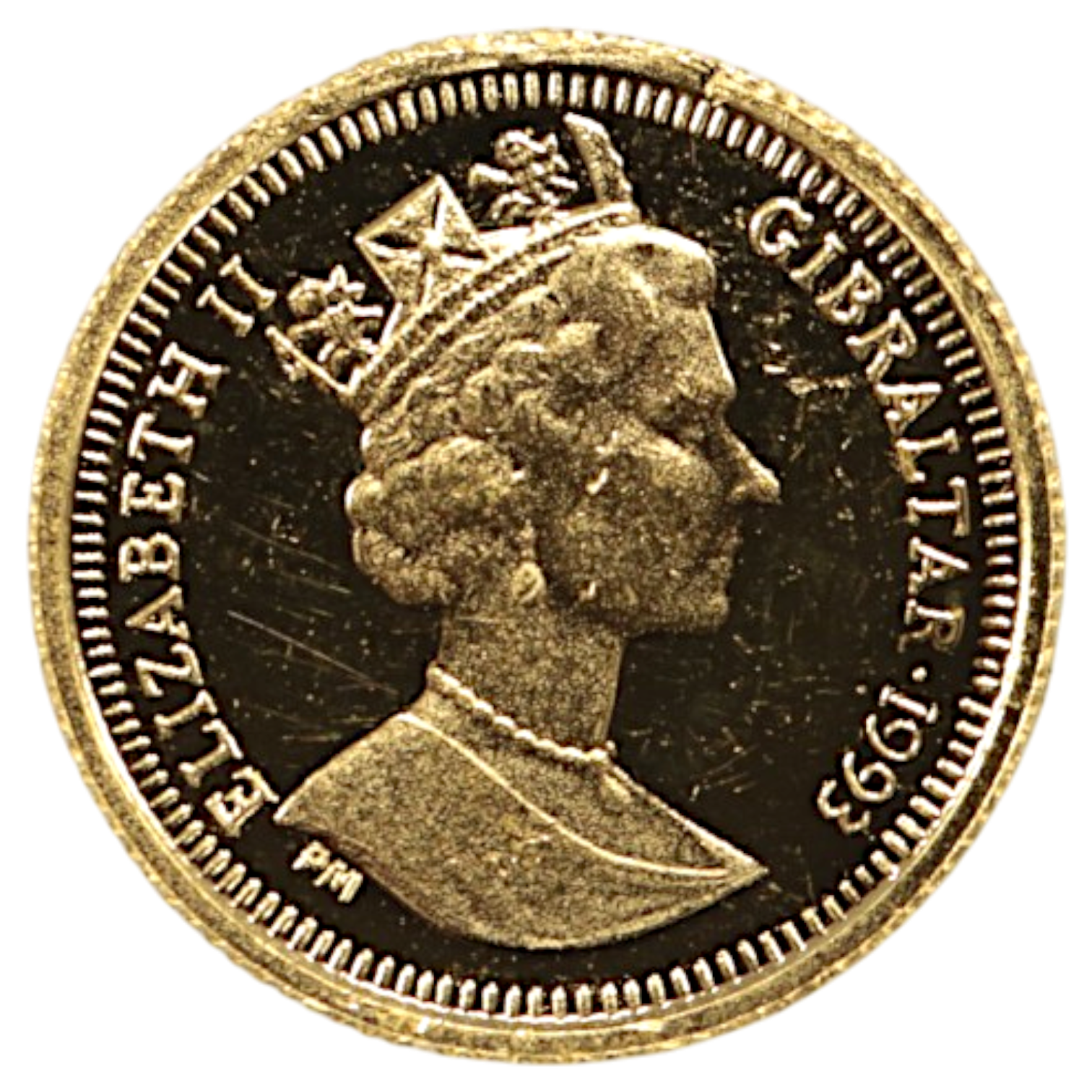 ジブラルタル 1/25クラウン金貨 1993年 ポブジョイ鋳 ピーターラビット