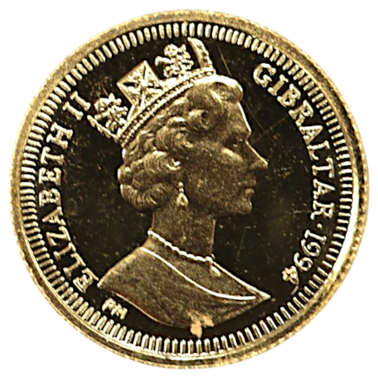 ジブラルタル 1/25クラウン金貨 1994年 ポブジョイ鋳 ピーターラビットと母と妹たち