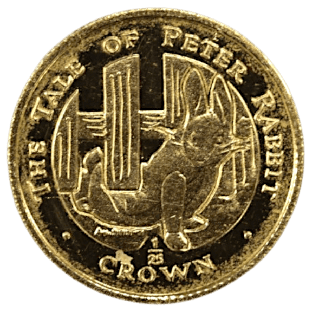 ジブラルタル 1/25クラウン金貨 1996年 ポブジョイ鋳 ピーターラビット - NJ BUYER'S MARKETPLACE