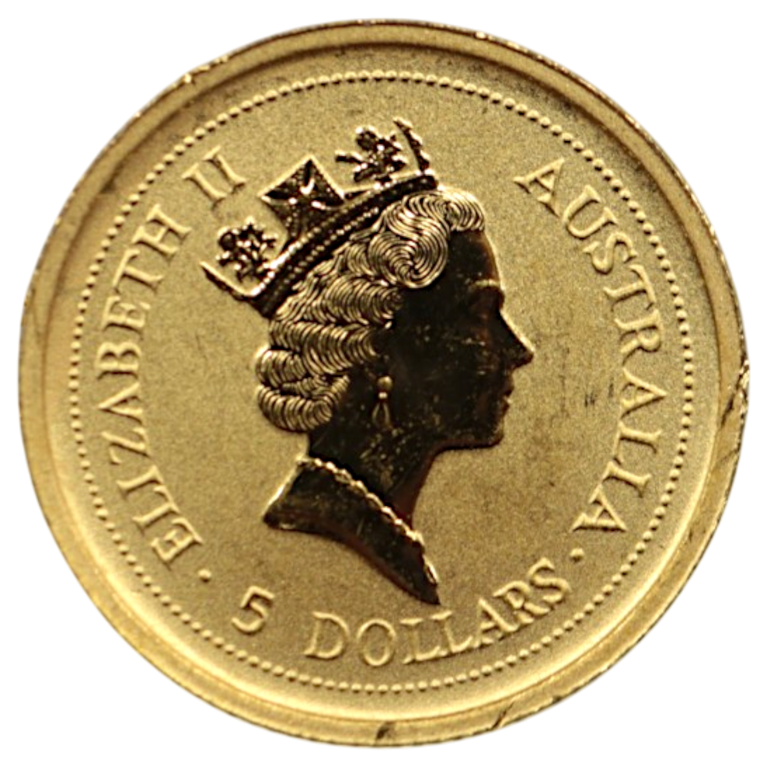 オーストラリア 5ドル金貨 1997年 パース鋳 干支 牛