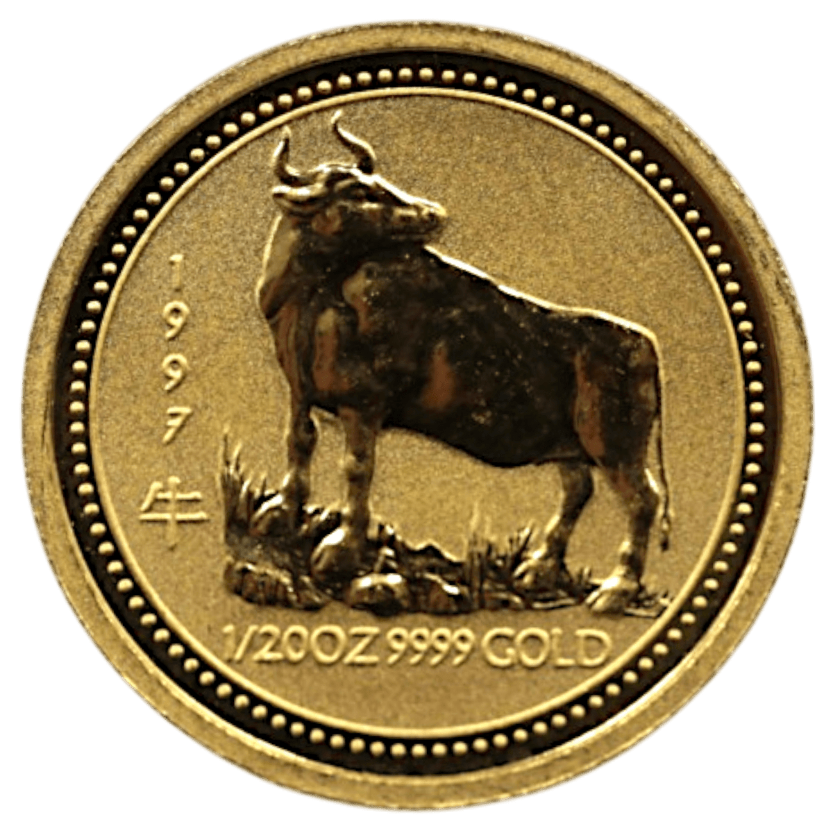 オーストラリア 5ドル金貨 1997年 パース鋳 干支 牛 - NJ BUYER'S MARKETPLACE