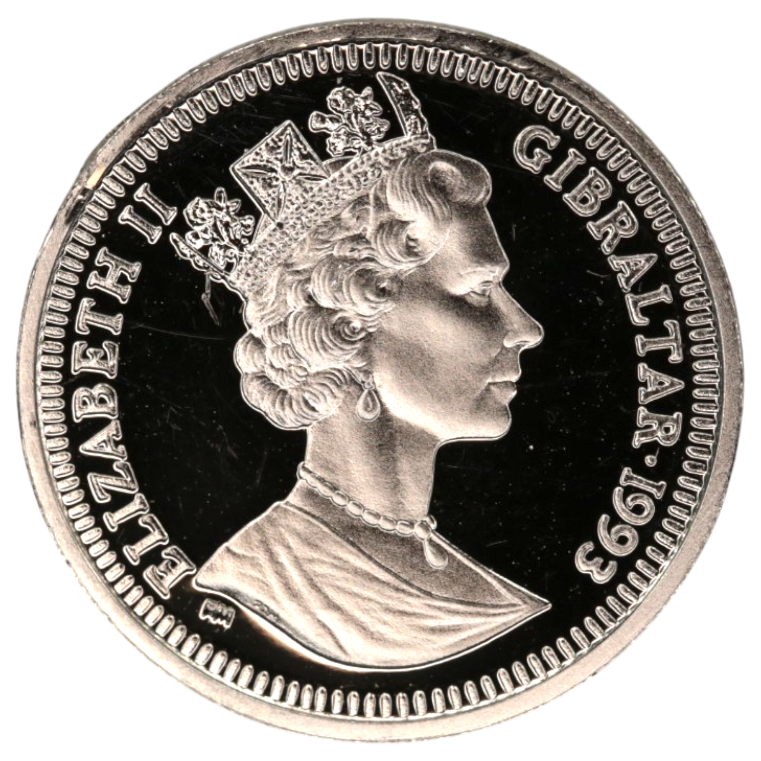 ジブラルタル 1/5クラウンプラチナ貨 1993年 ポブジョイ鋳 ピーターラビット