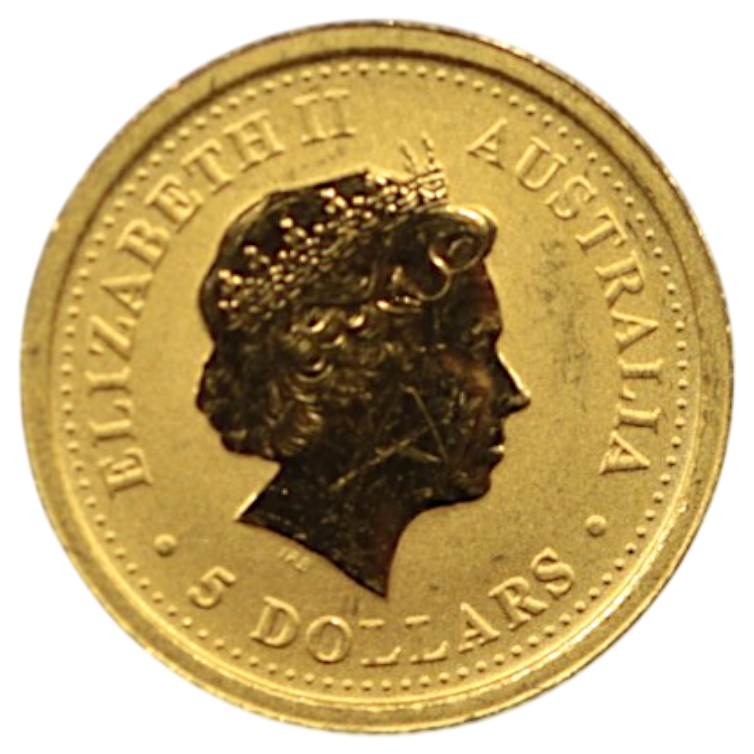 オーストラリア 5ドル金貨 2001年 パース鋳 干支 蛇