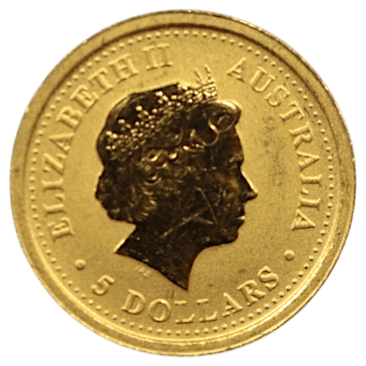 オーストラリア 5ドル金貨 2001年 パース鋳 干支 蛇 - NJ BUYER'S MARKETPLACE