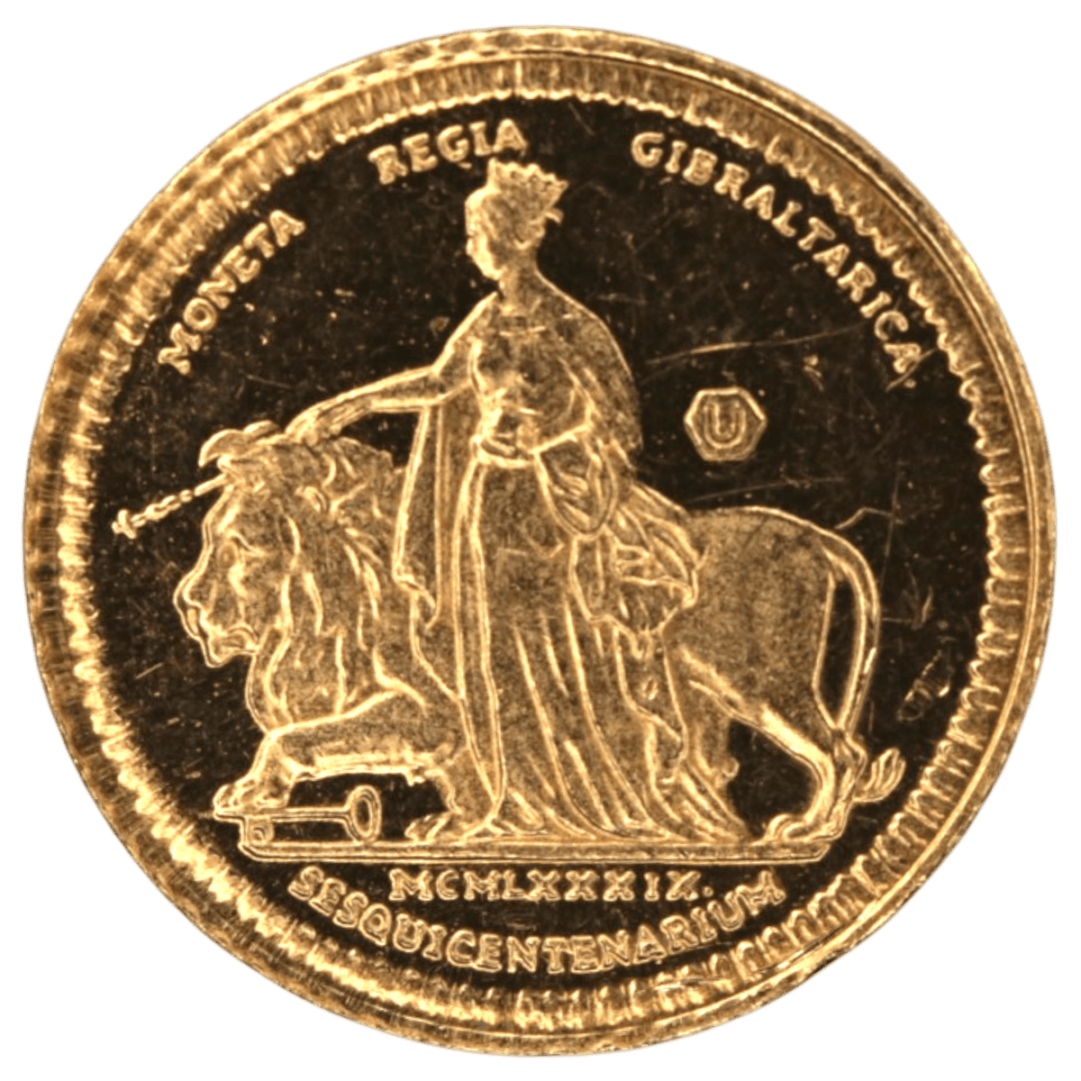 ジブラルタル ソブリン金貨 1989年 ポブジョイ鋳 ウナとライオン - NJ BUYER'S MARKETPLACE