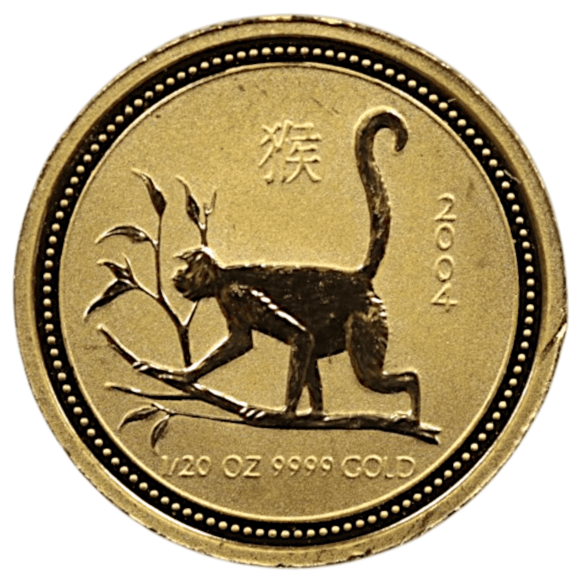 オーストラリア 5ドル金貨 2004年 パース鋳 干支 猿 - NJ BUYER'S MARKETPLACE