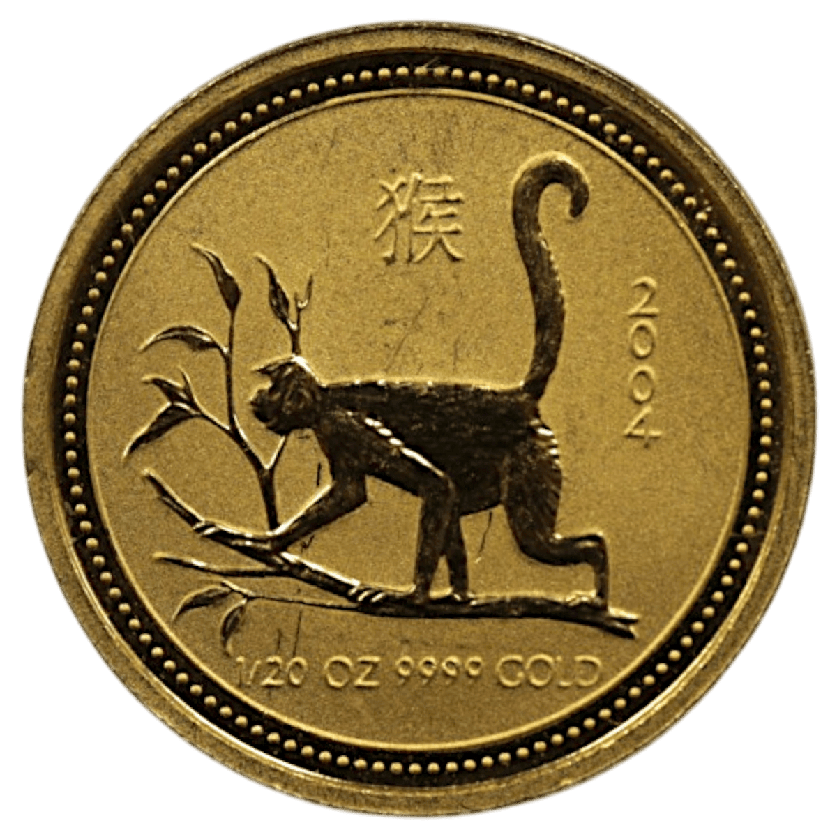 オーストラリア 5ドル金貨 2004年 パース鋳 干支 猿 - NJ BUYER'S MARKETPLACE