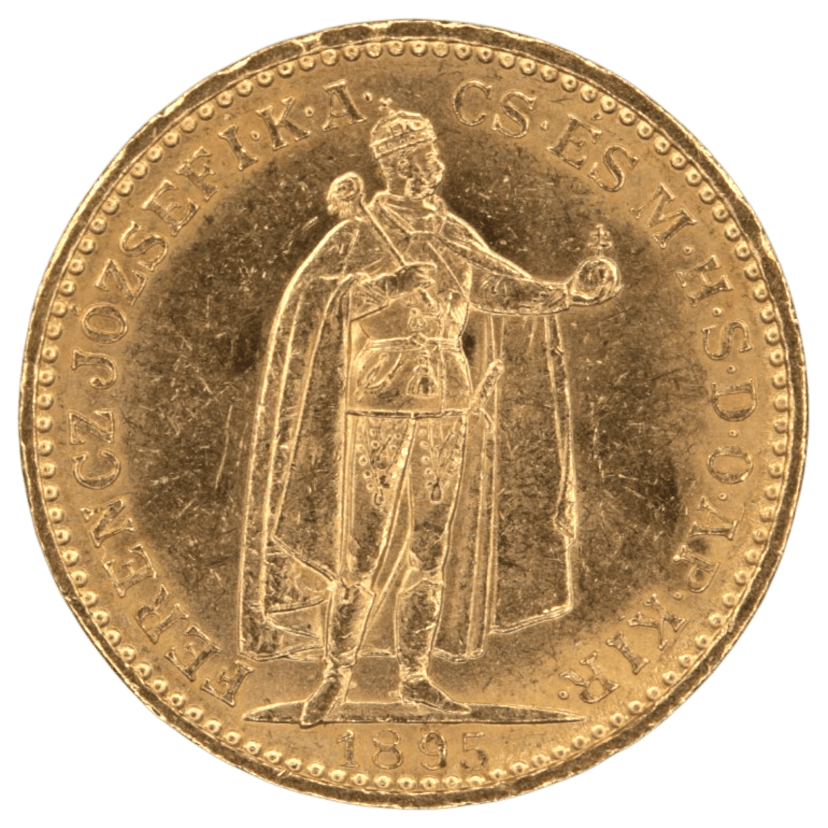 ハンガリー 20コロナ金貨 1895年 クレムニツァ鋳 フランツ・ヨーゼフ1世 - NJ BUYER'S MARKETPLACE
