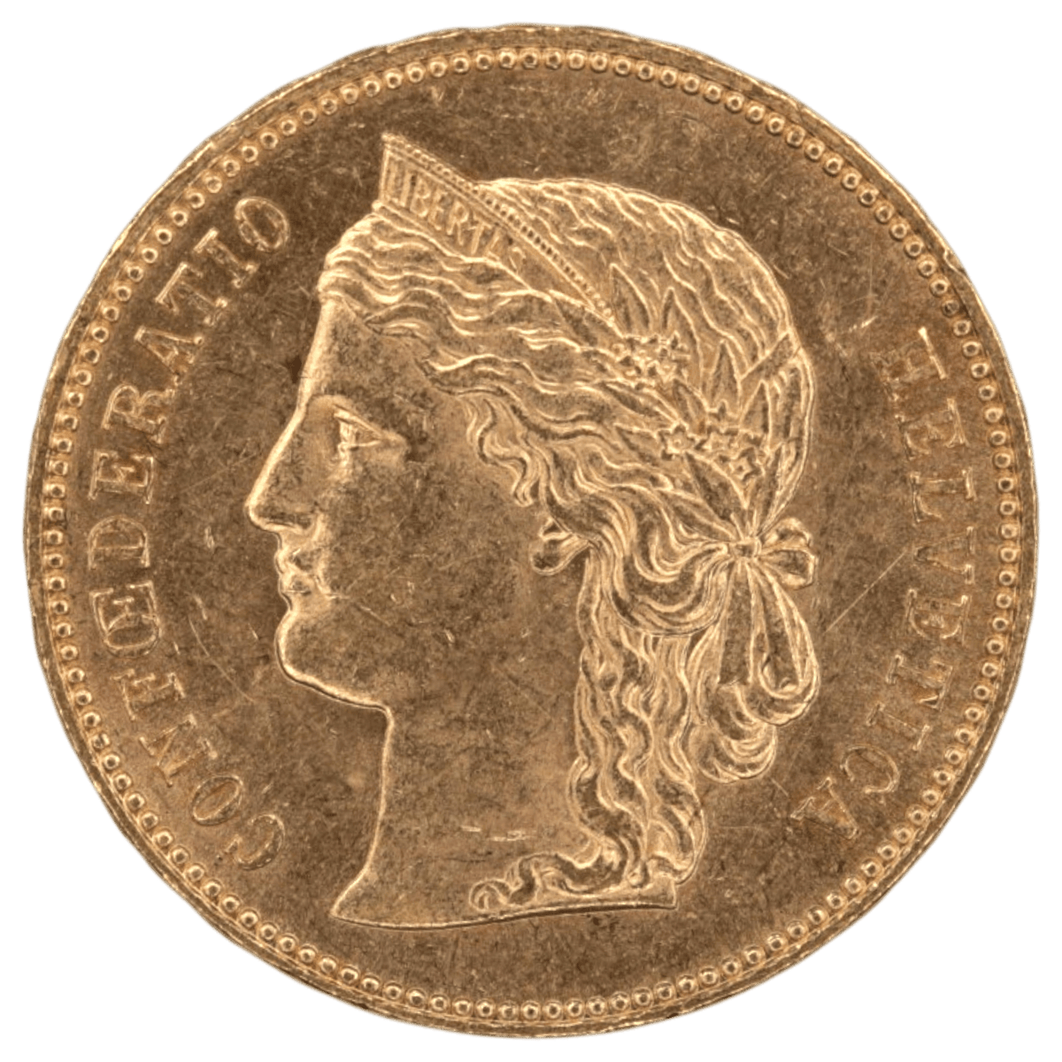 スイス 20フラン金貨 1896年 - NJ BUYER'S MARKETPLACE