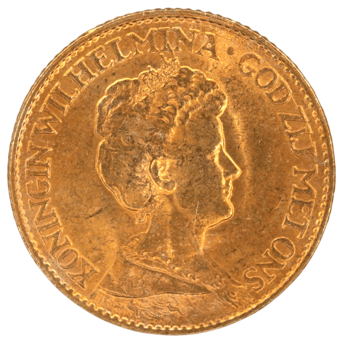 オランダ 10グルデン金貨 1917年 ウィルヘルミナ - NJ BUYER'S MARKETPLACE