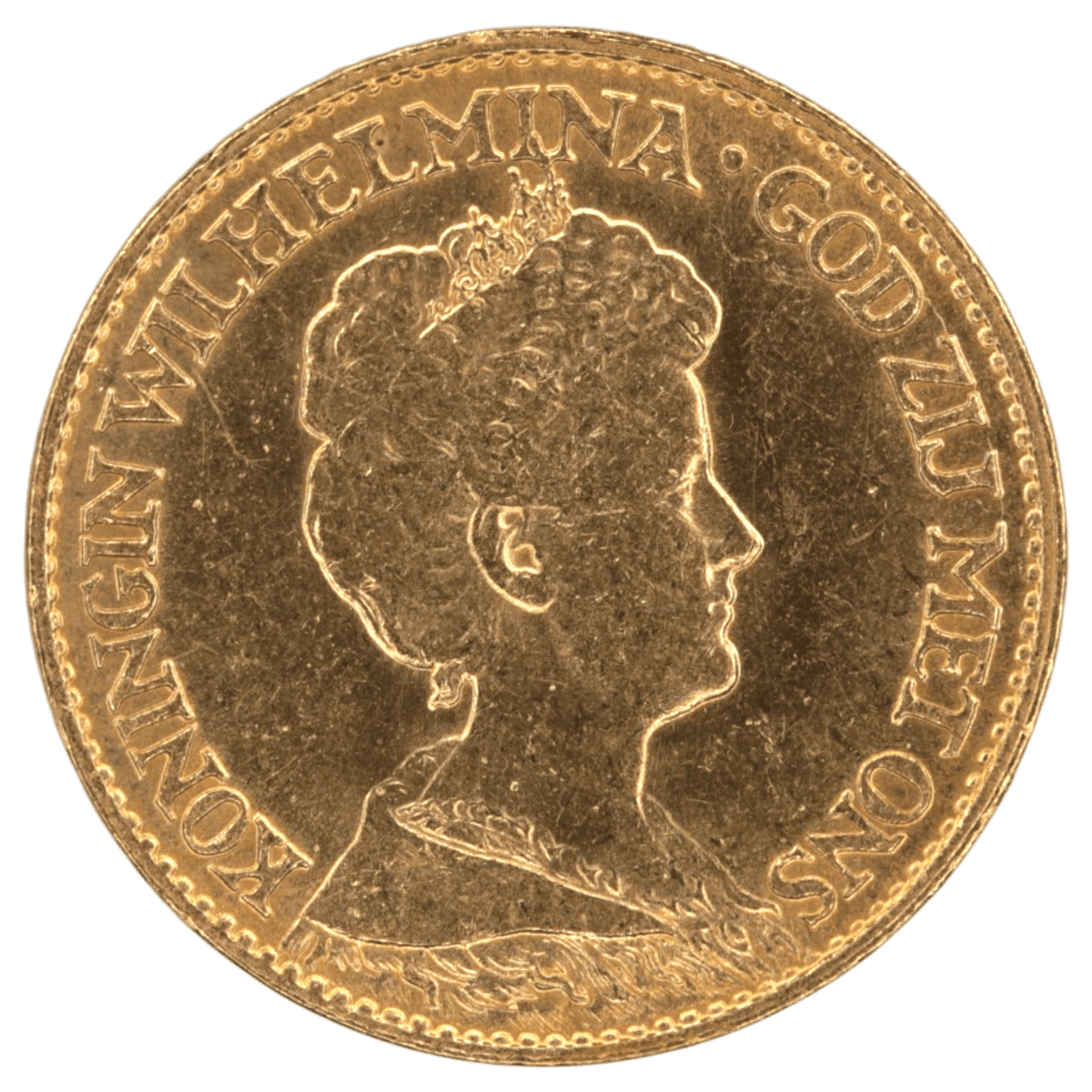 オランダ 10グルデン金貨 1917年 ウィルヘルミナ - NJ BUYER'S MARKETPLACE