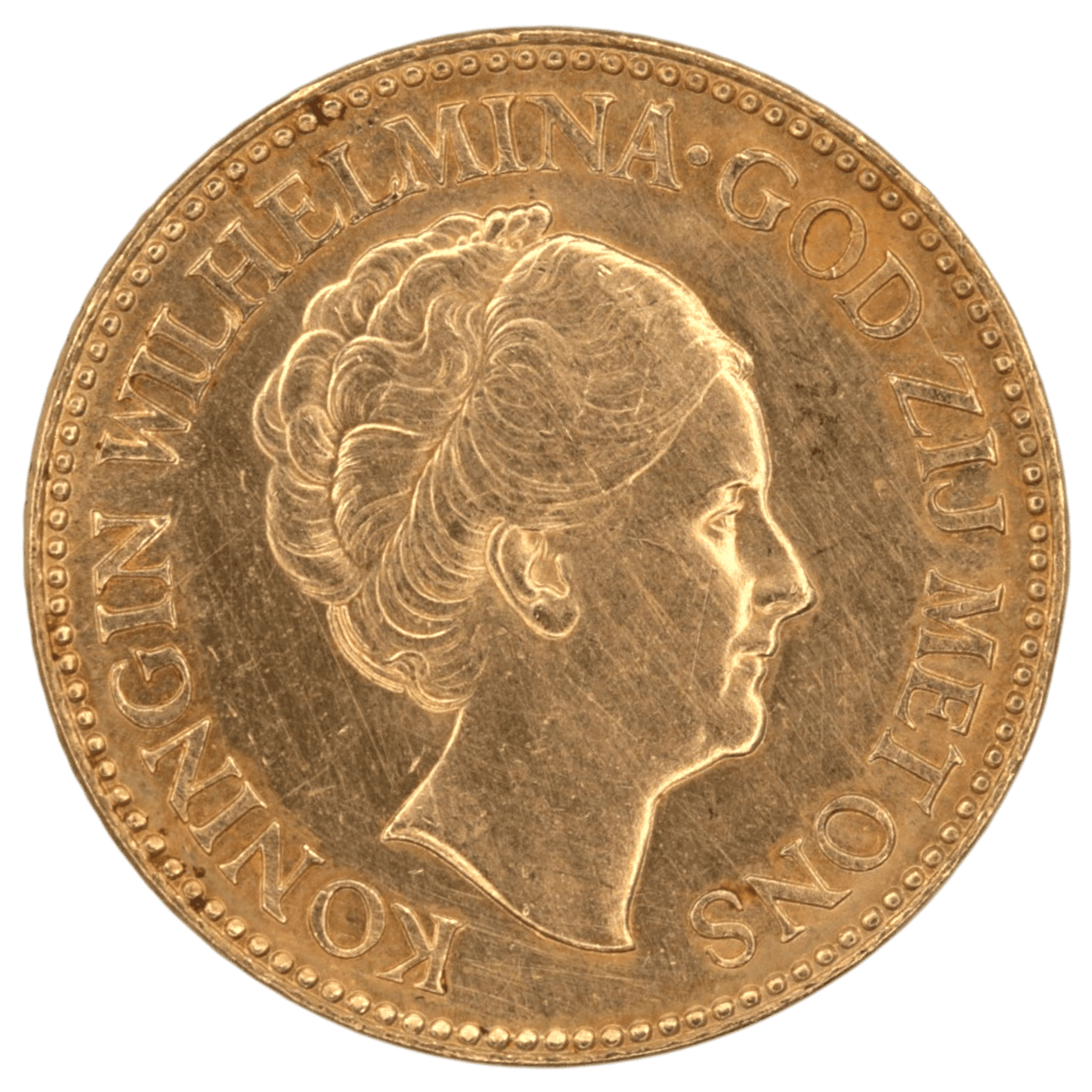 オランダ 10グルデン金貨 1933年 ウィルヘルミナ - NJ BUYER'S MARKETPLACE