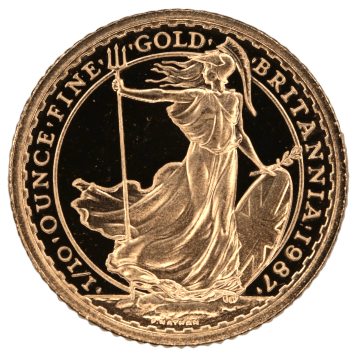 イギリス 10ポンド金貨 1987年 ブリタニア - NJ BUYER'S MARKETPLACE