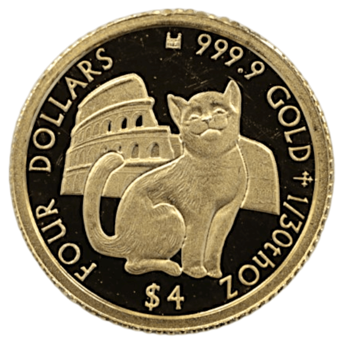 クック島 4ドル金貨 2016年 猫 エリザベス2世 - NJ BUYER'S MARKETPLACE