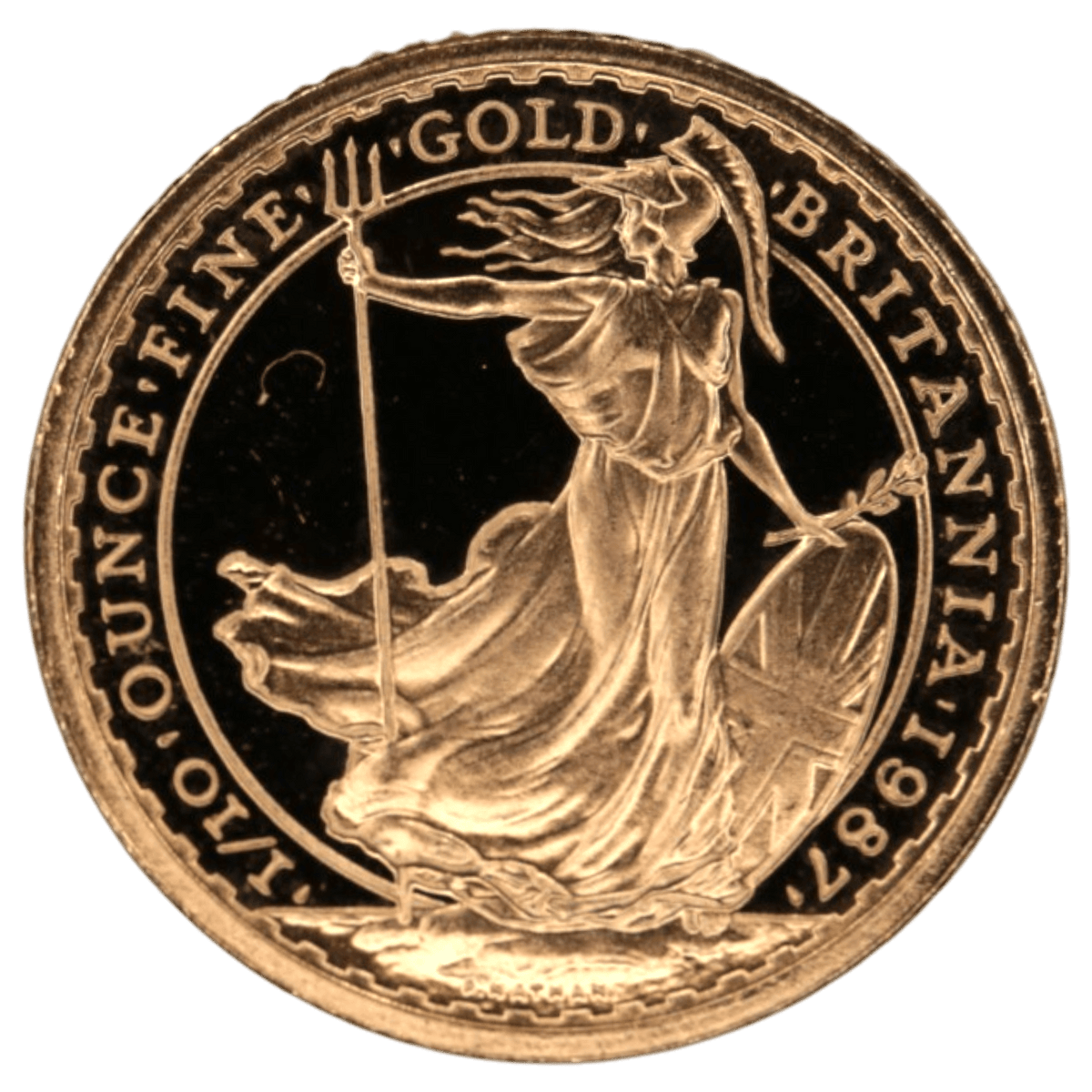 イギリス 10ポンド金貨 1987年 ブリタニア - NJ BUYER'S MARKETPLACE
