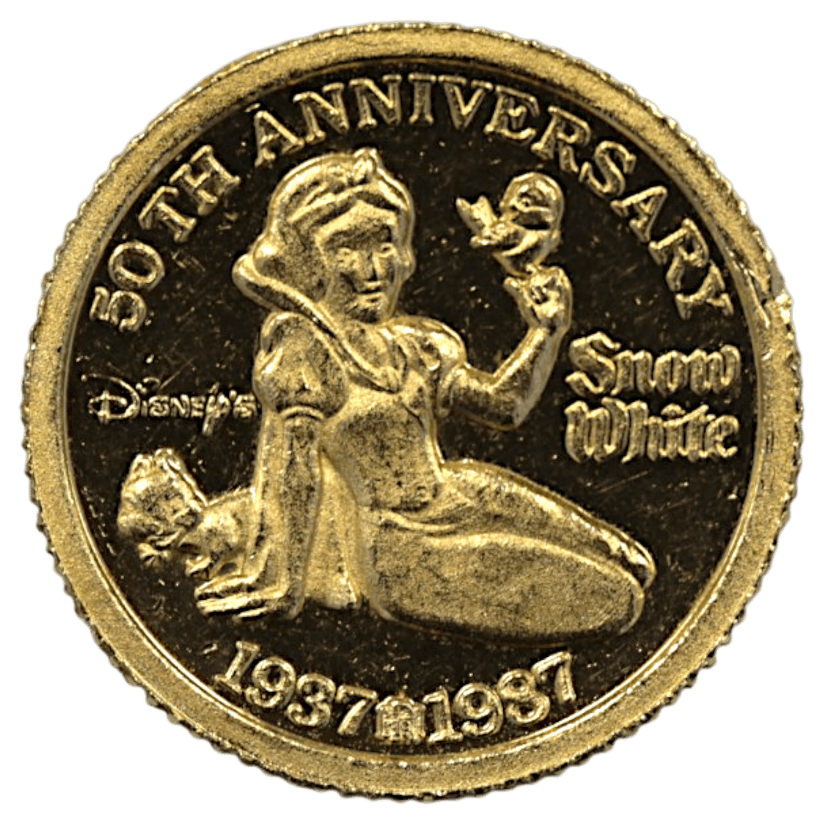 ディズニー 1/10オンス金メダル 1987年 白雪姫 50周年記念 - NJ BUYER'S MARKETPLACE