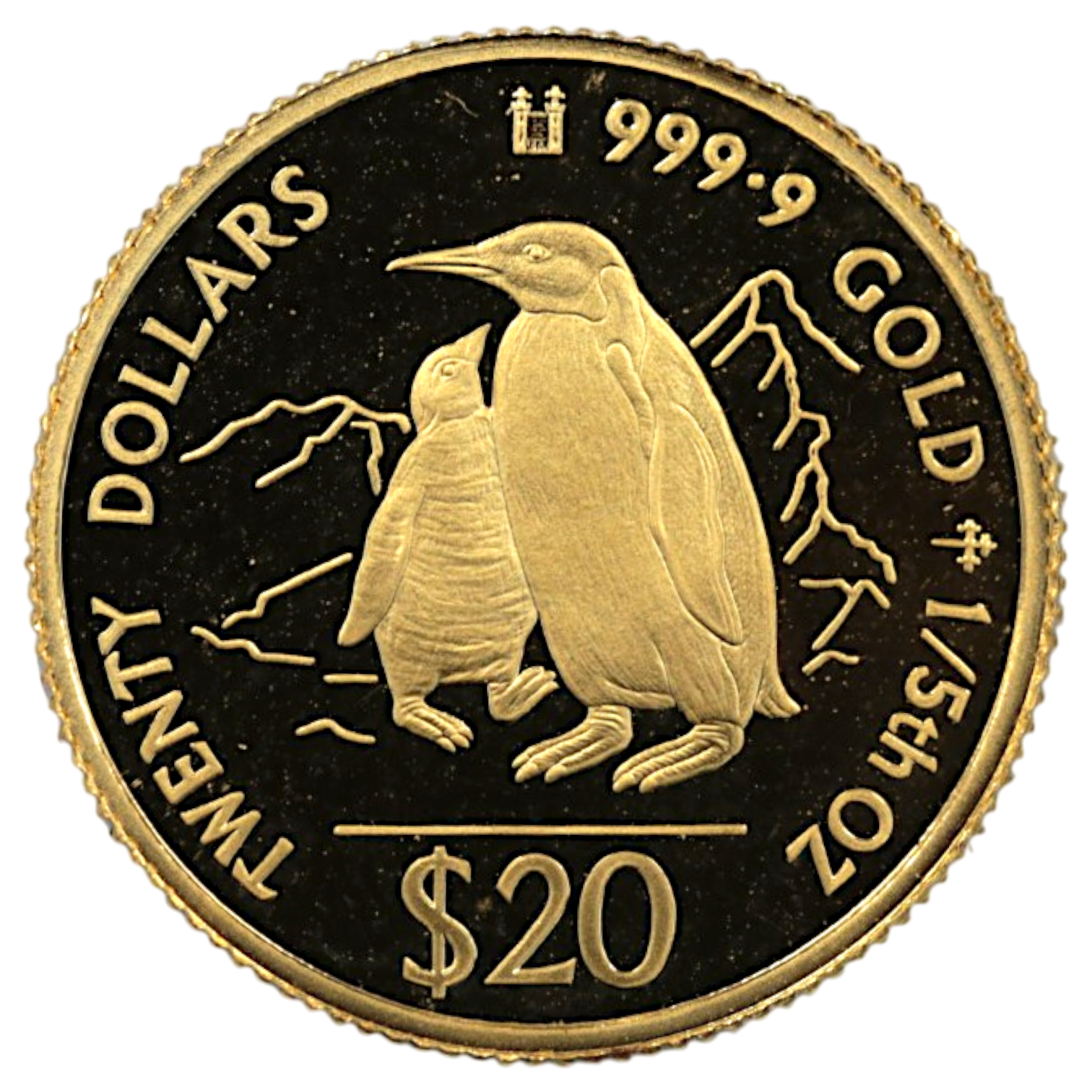 クック島 20ドル金貨 1994年 ペンギン