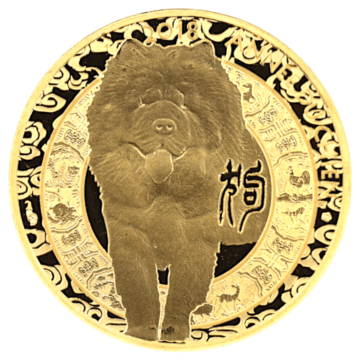 フランス 50ユーロ金貨 2018年 干支 戌 - NJ BUYER'S MARKETPLACE