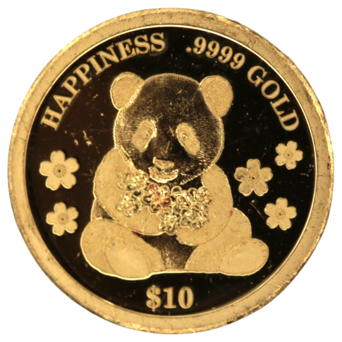 クック島 10ドル金貨 2017年 パンダ