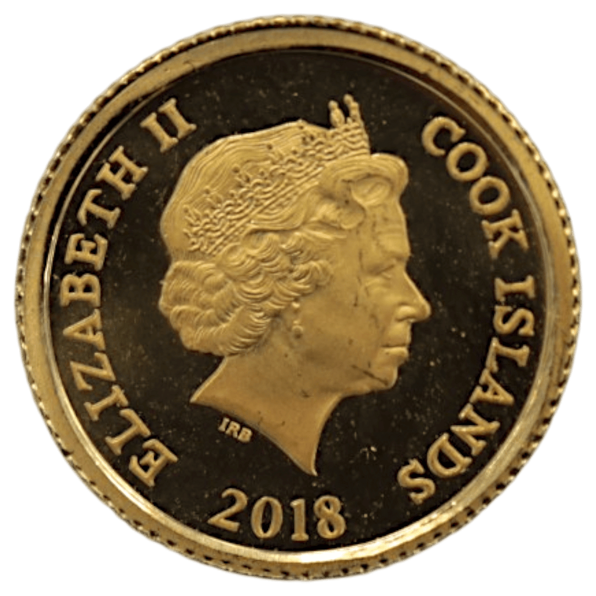 クック島 4ドル金貨 2018年 イルカ エリザベス2世 - NJ BUYER'S MARKETPLACE