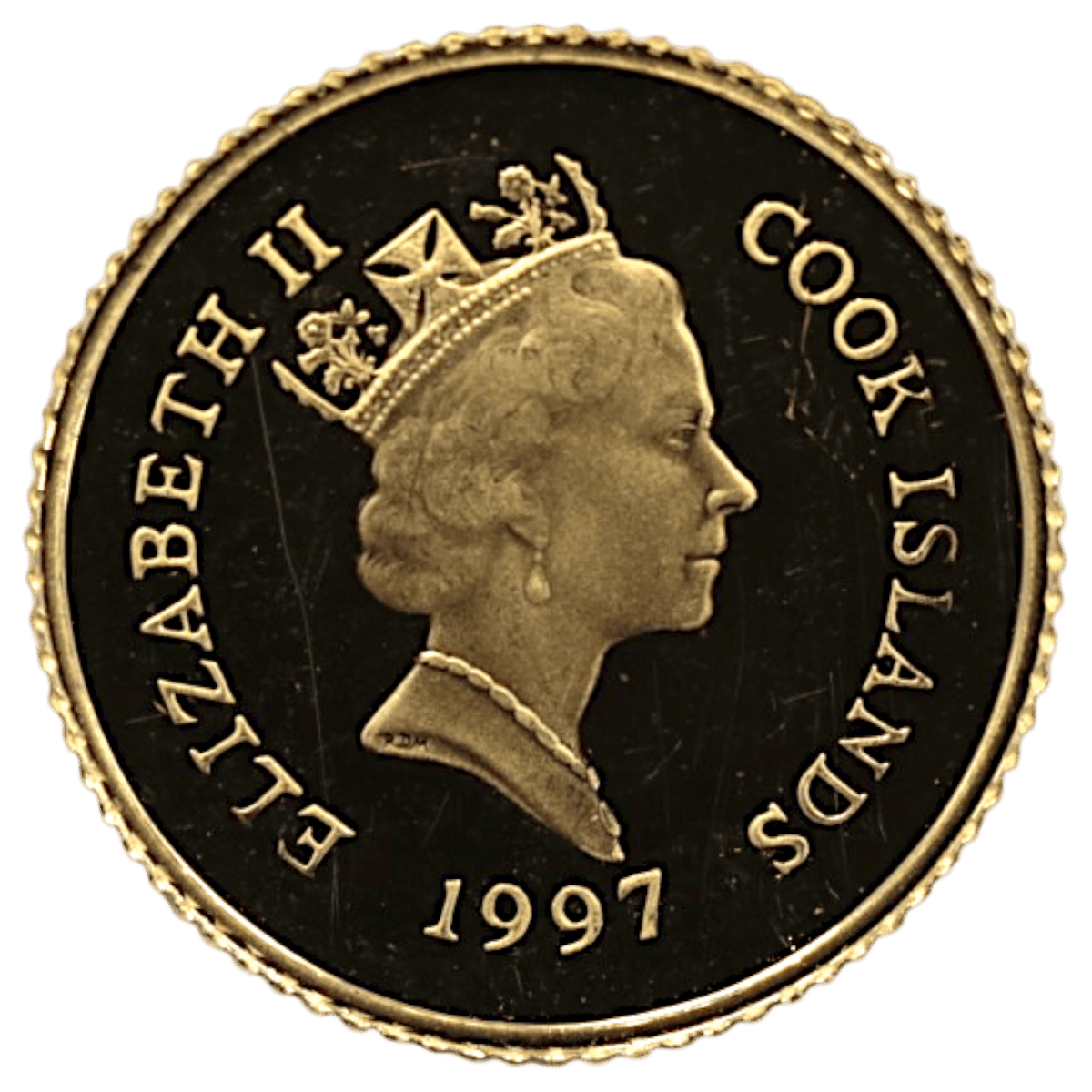 クック島 5ドル金貨 1997年 アザラシ エリザベス2世 - NJ BUYER'S MARKETPLACE