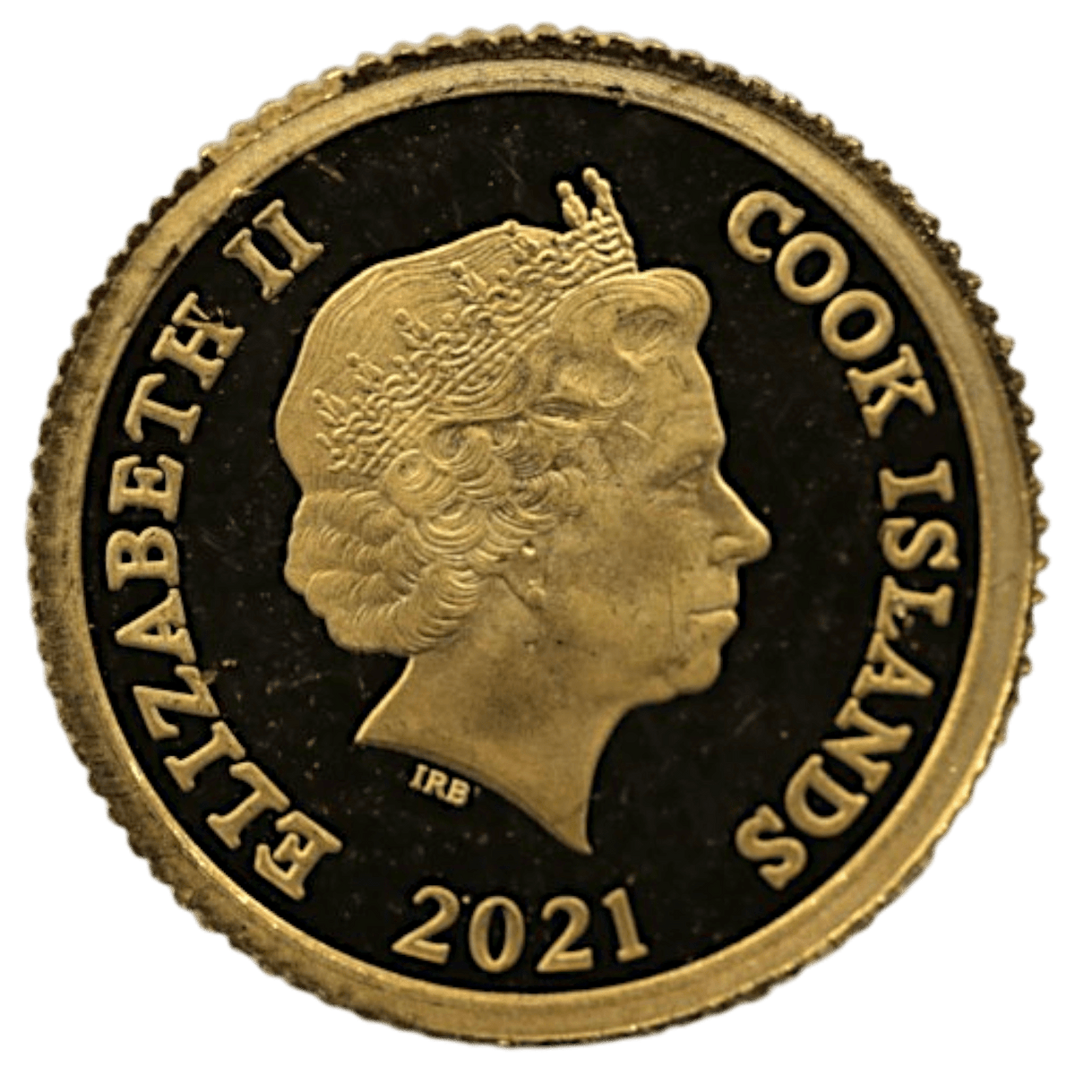 クック島 4ドル金貨 2021年 イルカ エリザベス2世 - NJ BUYER'S MARKETPLACE