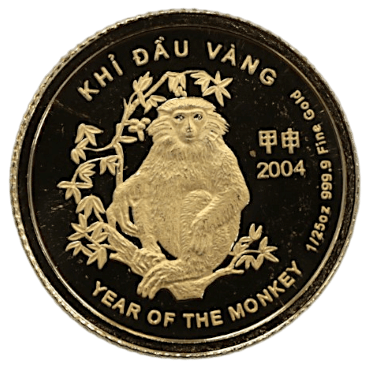 ベトナム 5000ドン金貨 2004年 干支 猿 - NJ BUYER'S MARKETPLACE