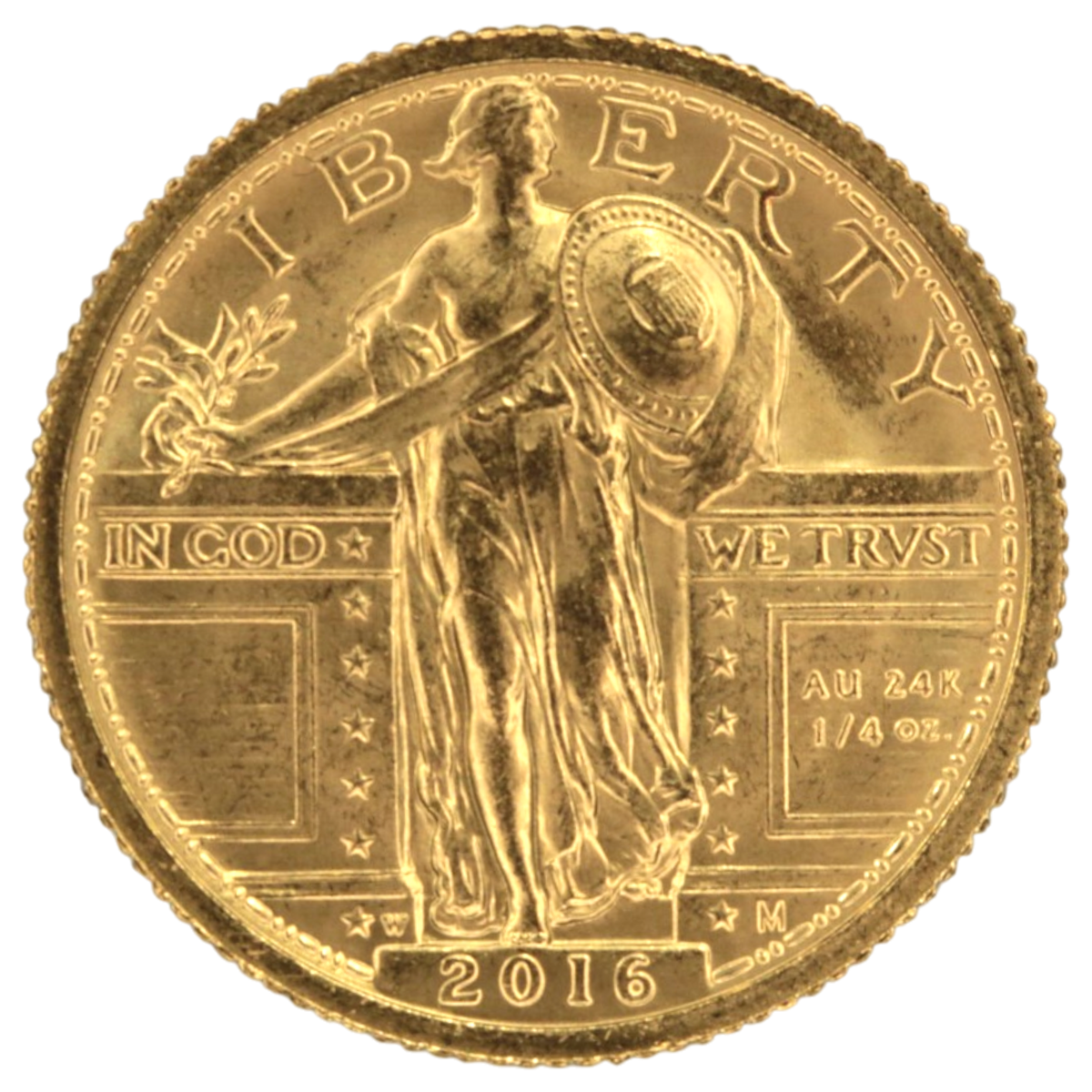 アメリカ 1/4ドル金貨 2016年