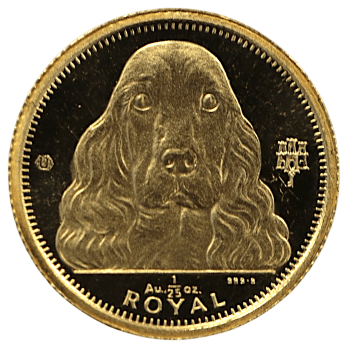 ジブラルタル 1/25オンス ロイヤル金貨 1992年 犬 - NJ BUYER'S MARKETPLACE