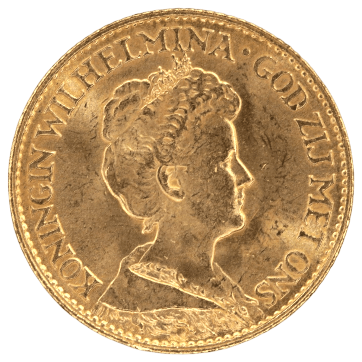 オランダ 10グルデン金貨 1917年 ウィルヘルミナ - NJ BUYER'S MARKETPLACE