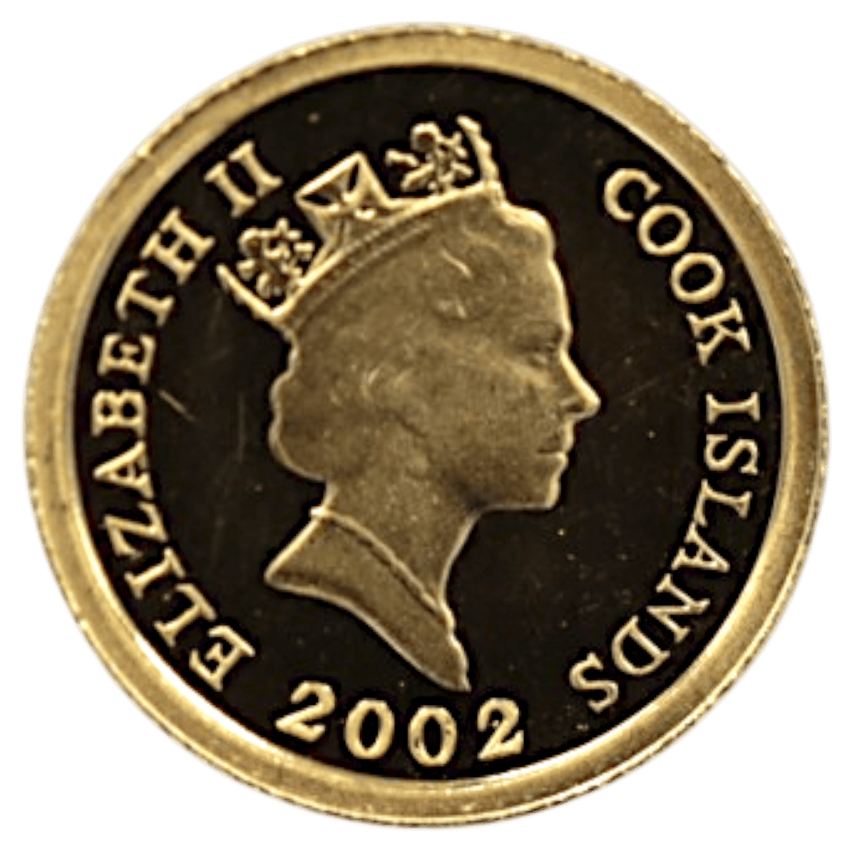 クック島 4ドル金貨 2002年 イルカ エリザベス2世 - NJ BUYER'S MARKETPLACE