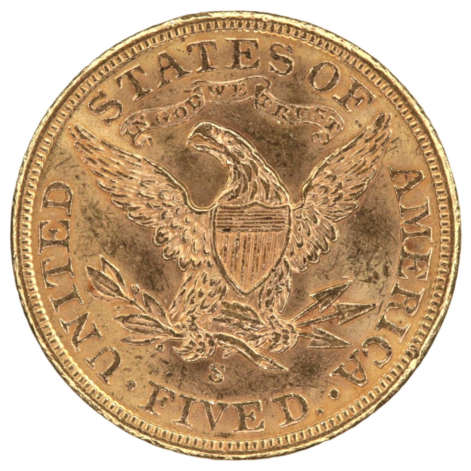 アメリカ 5ドル金貨 1901年