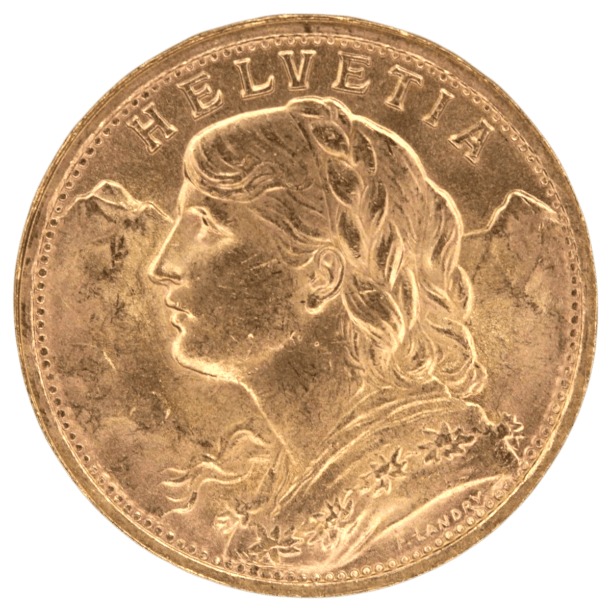 スイス 20フラン金貨 1935年 - NJ BUYER'S MARKETPLACE