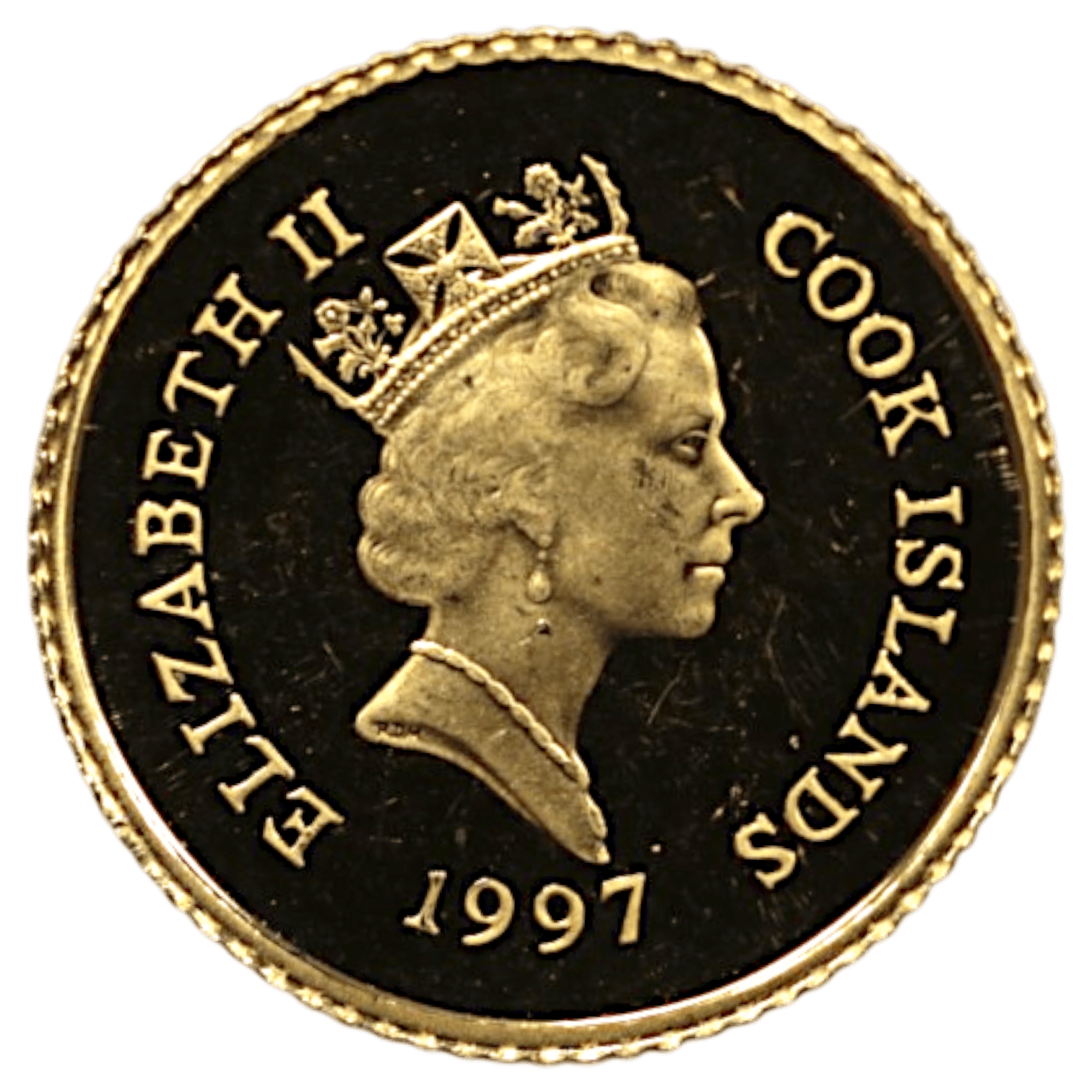 クック島 5ドル金貨 1997年 アシカ エリザベス2世 - NJ BUYER'S MARKETPLACE