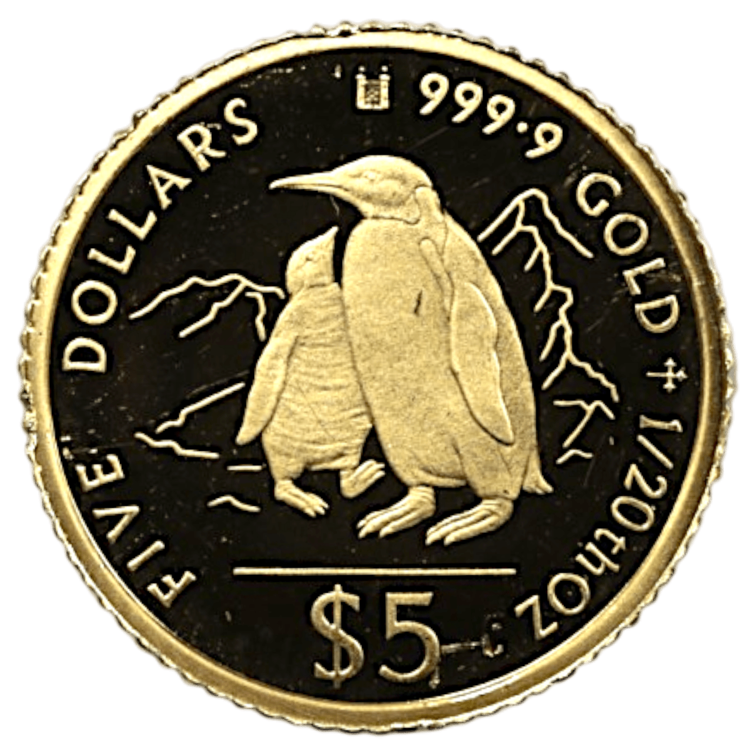 クック島 5ドル金貨 1994年 ペンギン エリザベス2世 - NJ BUYER'S MARKETPLACE