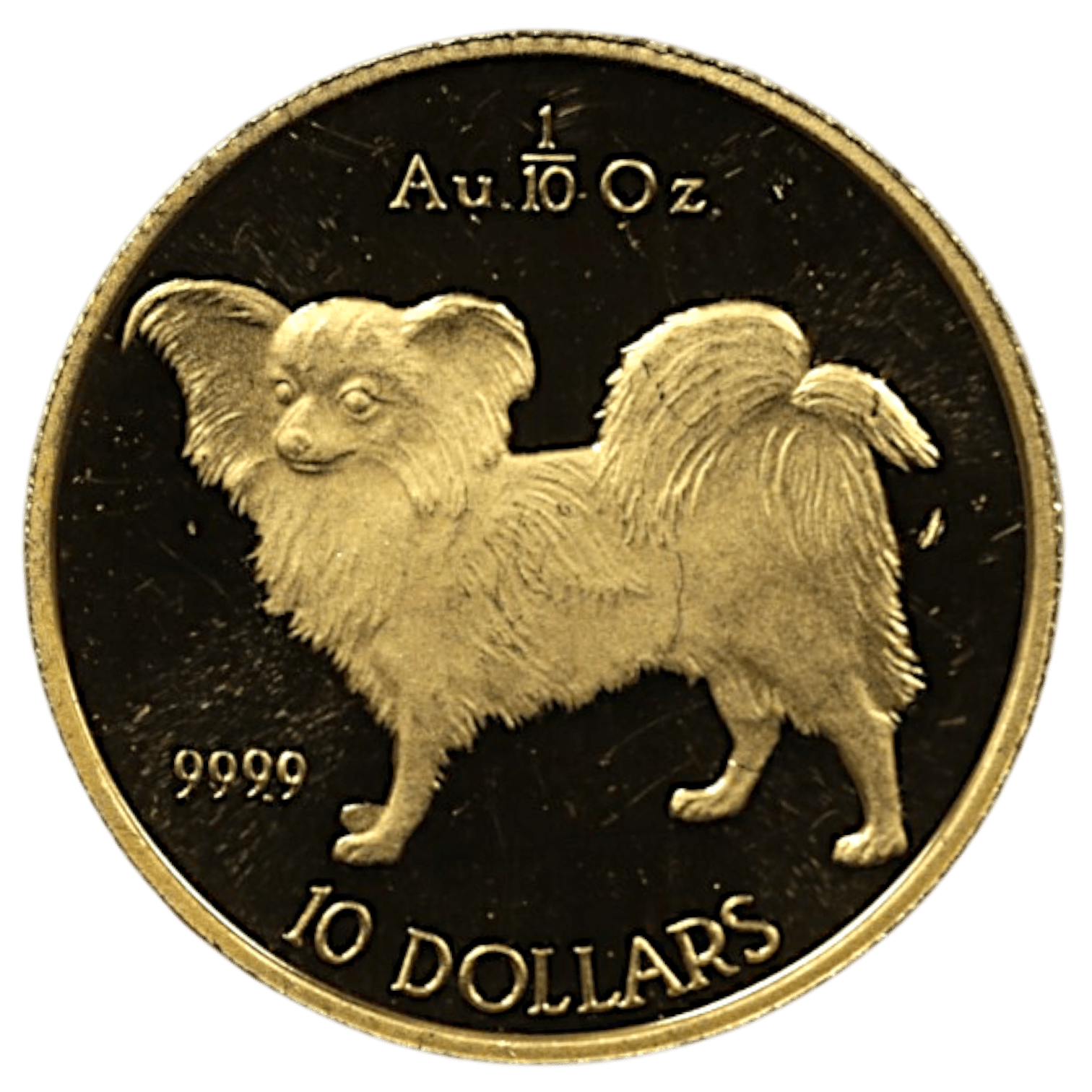 クック島 10ドル金貨 1992年 犬 エリザベス2世 - NJ BUYER'S MARKETPLACE