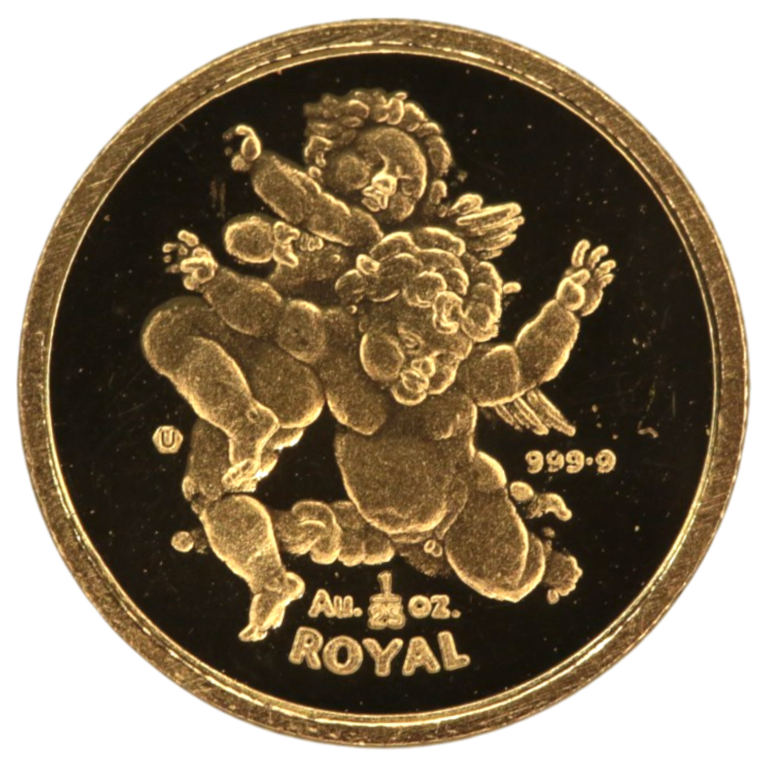 ジブラルタル 1/25ロイヤル金貨 2000年 エンジェル