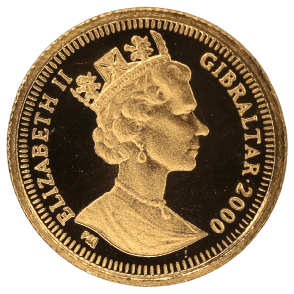 ジブラルタル 1/25ロイヤル金貨 2000年 エンジェル - NJ BUYER'S MARKETPLACE