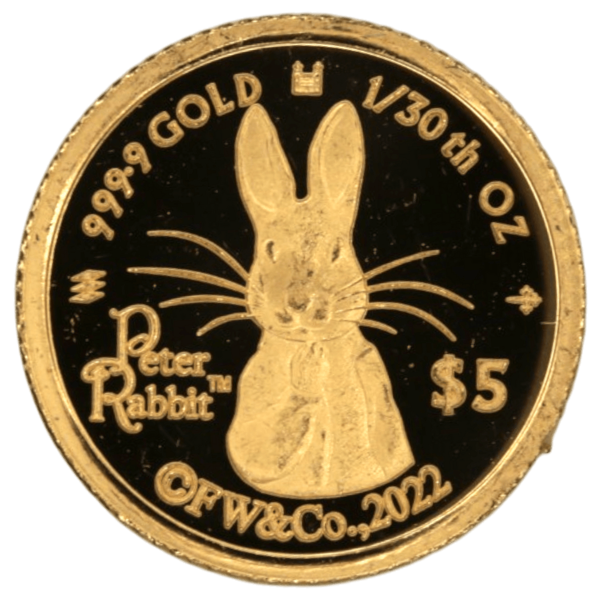 クック島 5ドル金貨 2022年 ピーターラビット - NJ BUYER'S MARKETPLACE