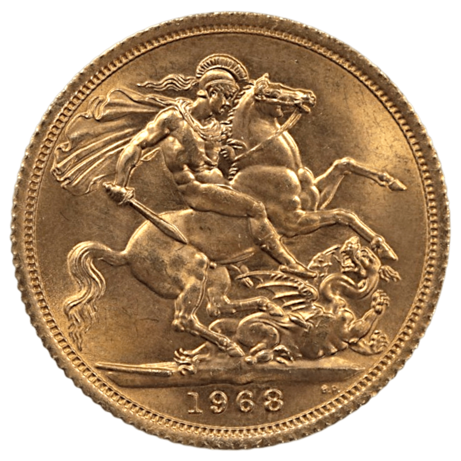イギリス ソブリン金貨 1968年 ロンドン鋳 エリザベス2世 ヤングヘッド - NJ BUYER'S MARKETPLACE
