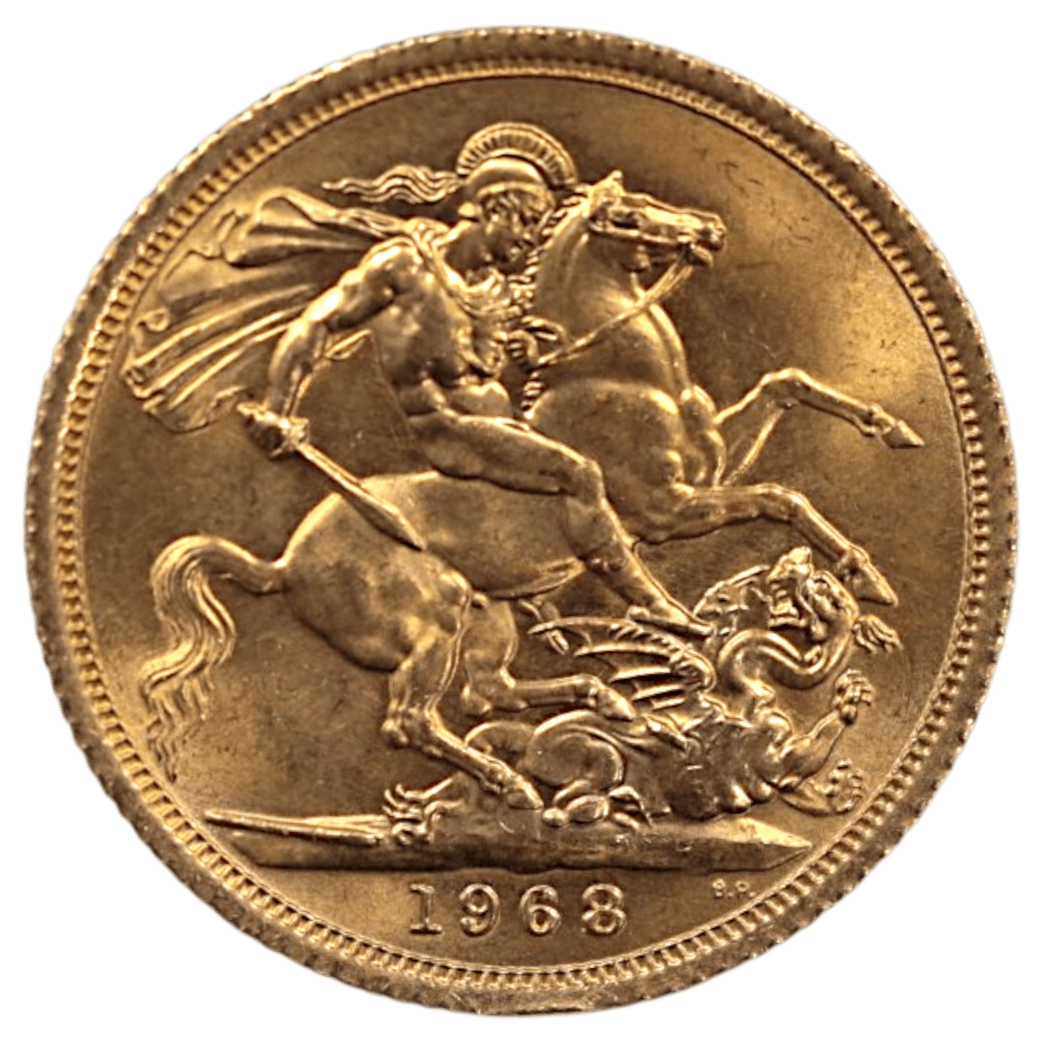 イギリス ソブリン金貨 1968年 ロンドン鋳 エリザベス2世 ヤングヘッド - NJ BUYER'S MARKETPLACE