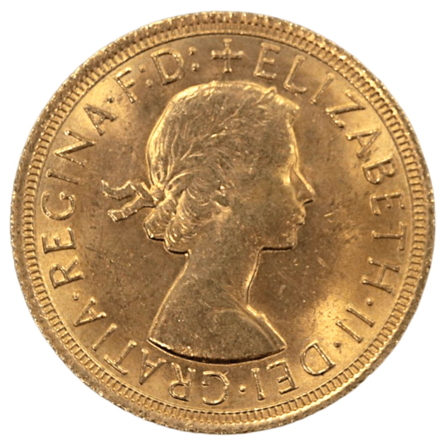 イギリス ソブリン金貨 1968年 ロンドン鋳 エリザベス2世 ヤングヘッド - NJ BUYER'S MARKETPLACE